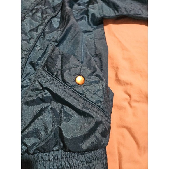 Vintage Bolo Spirit Track Suit Womens Medium Windbreaker Ladies 80s Teal Euc - Picture 5 of 11